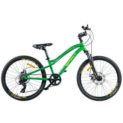 Детский велосипед Spirit Flash 4.2 24&quot;, рама Uni, зелёный/матовый, 2021