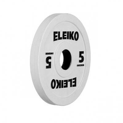 Олимпийский диск Eleiko для соревнований и тренировок 5 кг цветной 124-0050R