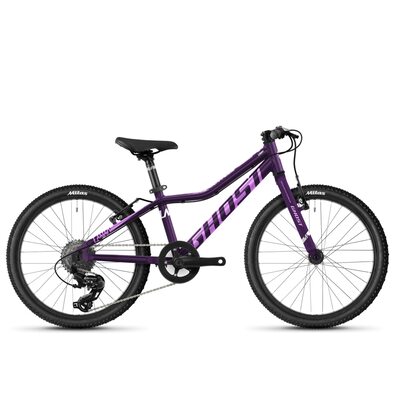 Детский велосипед Ghost Lanao Base 24&quot;, рама one-size, фиолетовый, 2021