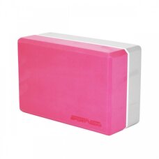Блок для йоги (кирпич) двухцветный SportVida SV-HK0336 Pink/Grey