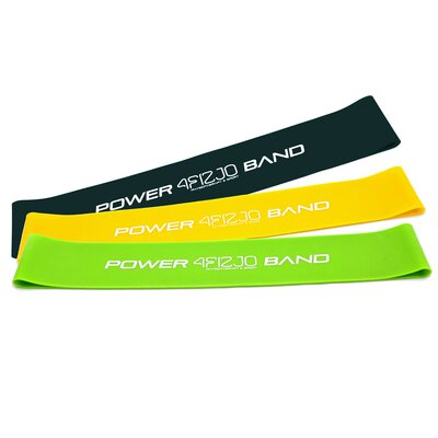 Фитнес резинка для ног и ягодиц эластичная 4FIZJO Mini Power Band 3 шт 4FJ0008