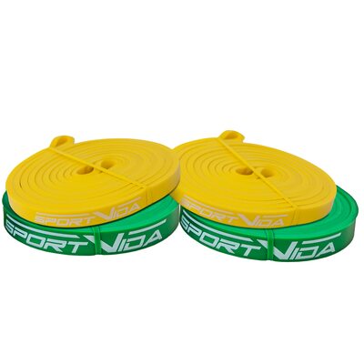 Резинка для подтягиваний (силовая лента) SportVida Power Band 4 шт 0-12 кг SV-HK004-34