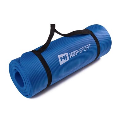 Коврик для фитнеса и йоги HS-4264 1 см blue