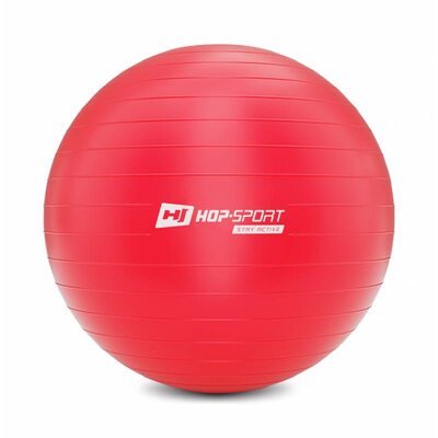 Фитбол (мяч для фитнеса) Hop-Sport 75cm красный + насос 2020