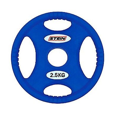 Профессиональные диски для штанг 2,5 кг d - 50 мм Stein TPU Color 3-Hole Plate DB6092-2.5
