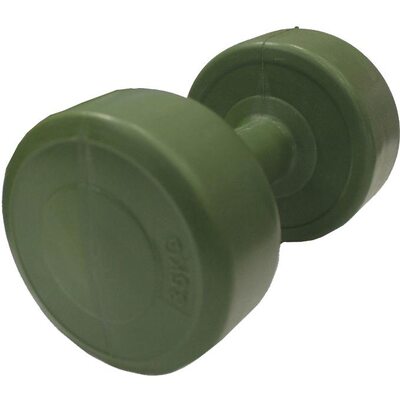 Гантель для фитнеса 3,5 кг Evrotop SS-LKDB-601-3.5 пластик темно-зеленая
