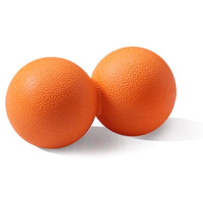 Массажный мяч двойной 6 см SPART Massage DuoBall оранжевый