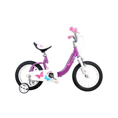 Детский велосипед RoyalBaby BUTTERFLY 18&quot;, фиолетовый || Дитячий велосипед RoyalBaby BUTTERFLY 18&quot;, фіолетовий