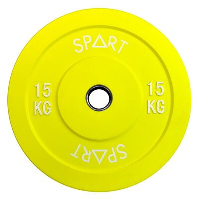 Бамперний диск для штанги 15 кг d – 50 мм SPART PL42-15