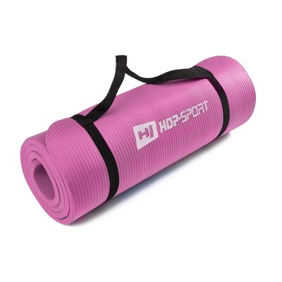 Коврик для фитнеса и йоги HS-4264 1,5см pink