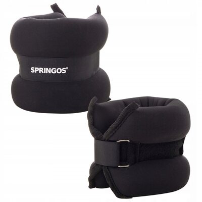 Обтяжувачі-манжети для ніг та рук Springos 2 x 2.5 кг FA0074