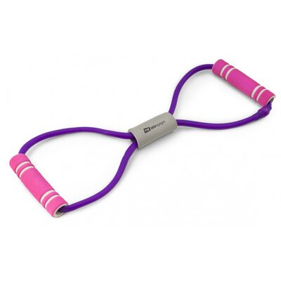 Еспандер резиновий з ручками Hop-Sport HS-L042YG фіолетовий