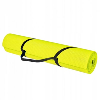 Килимок для йоги Springos PVC 4 мм YG0008 Yellow