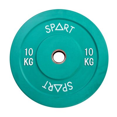 Бамперний диск для штанги 10 кг d-50 мм SPART PL42-10