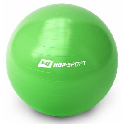Фітбол (м'яч для фітнесу, гімнастичний) Hop-Sport 65cm зелений + насос