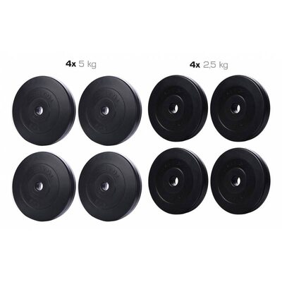 Набор TITAN из композитных дисков для штанги В - 30 кг d - 30 мм