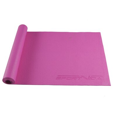 Килимок для йоги SportVida PVC 4 мм SV-HK0049 Pink