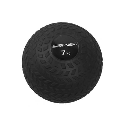Слембол (медицинбол) для кросфіту SportVida Slam Ball 7 кг SV-HK0349 Black