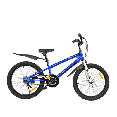 Детский велосипед двухколесный RoyalBaby FREESTYLE 20&quot; 125-160 см OFFICIAL UA синий || Дитячий велосипед двоколісний RoyalBaby FREESTYLE 20&quot; 125-160 см OFFICIAL UA синій