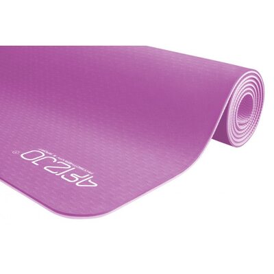Коврик для йоги и фитнеса 4FIZJO TPE 6 мм 4FJ0143 Pink/Purple
