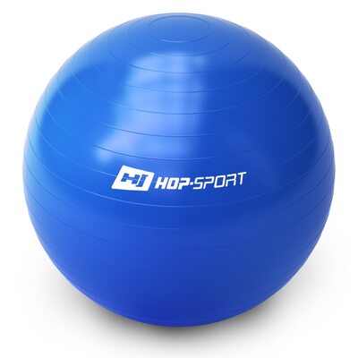 Фітбол (м'яч для фітнесу, гімнастичний) Hop-Sport 65cm blue + насос