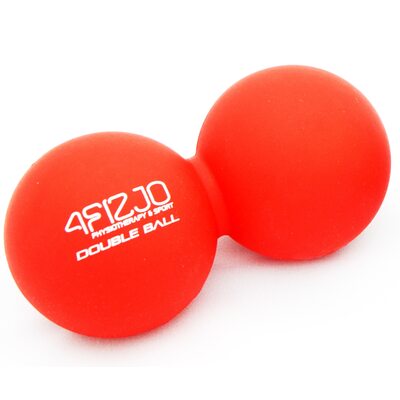 Массажный мячик двойной 4FIZJO Lacrosse Double Ball 6.5 x 13.5 см 4FJ1219 Red